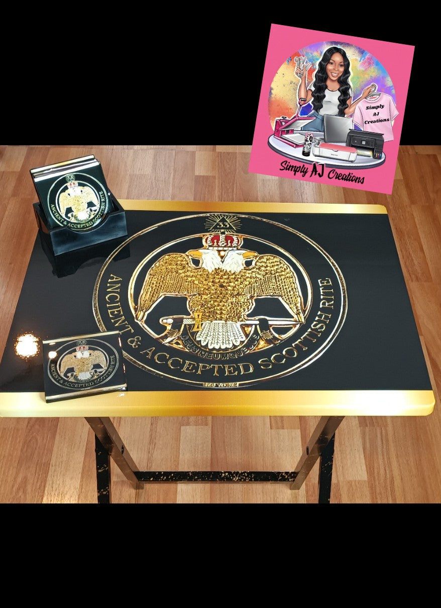 Masonic/Custom Tray Table