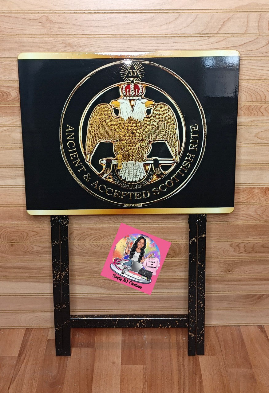 Masonic/Custom Tray Table